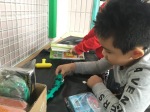 幼兒園11月活動照片:黏土做鱷魚