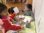 幼兒園12月活動照片:語文區-好玩的國字活動